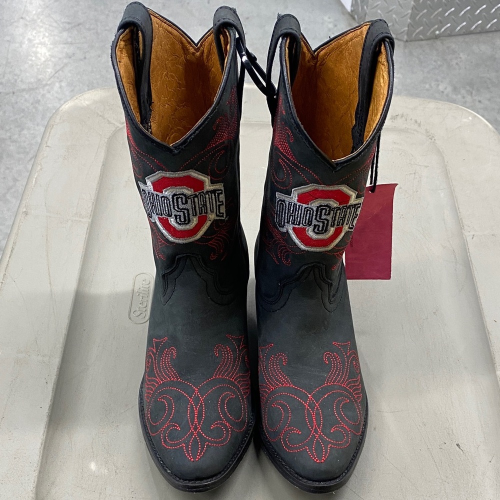 Ohio State Kids Boots - Black and Red